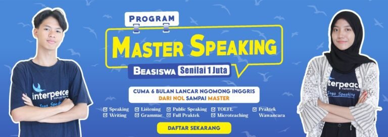 master speaking