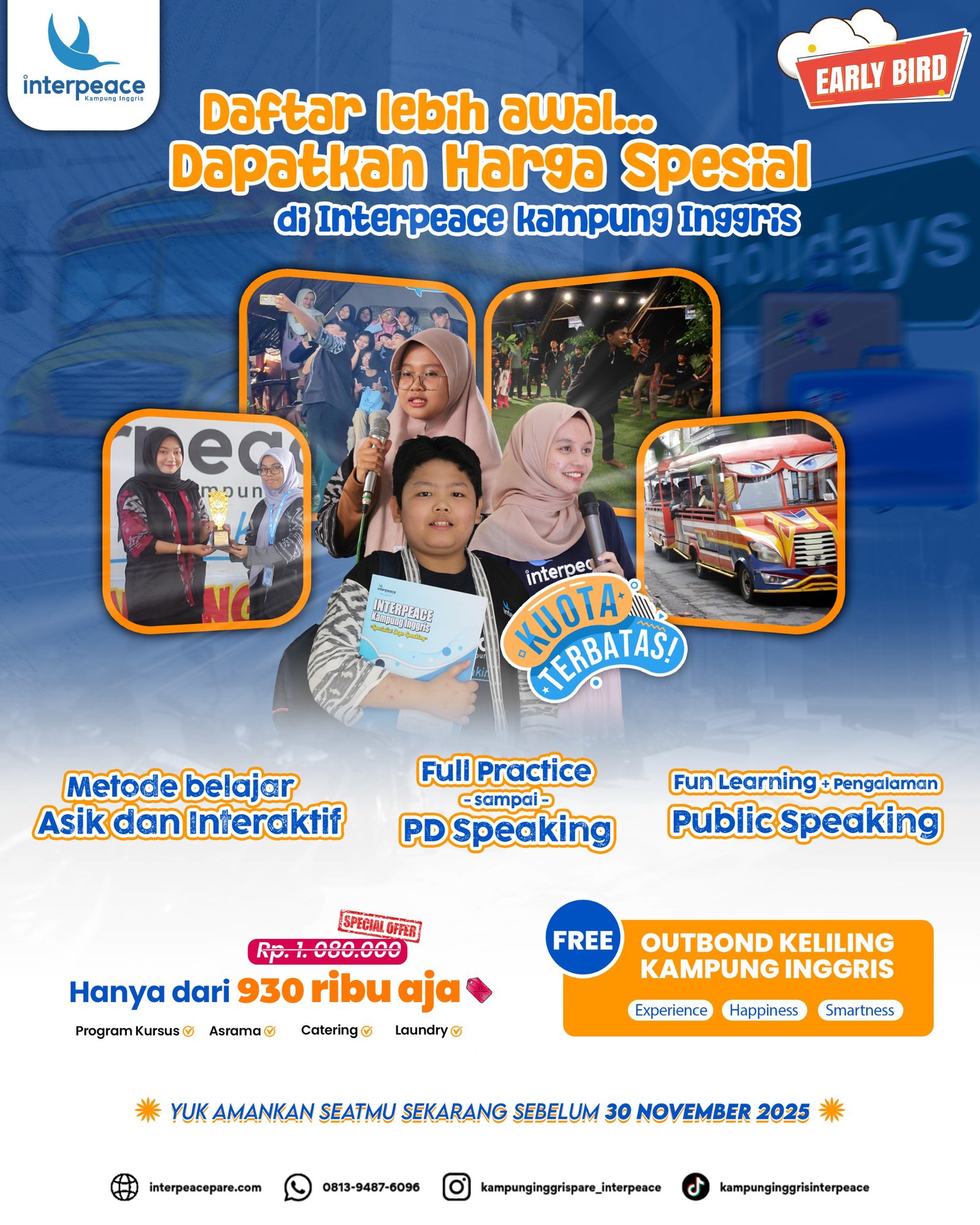 Early Bird Holiday Interpeace